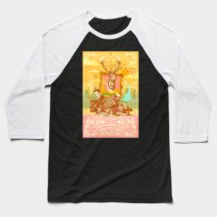 PORTRAIT DEER Baseball T-Shirt